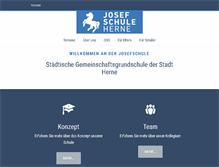 Tablet Screenshot of josefschule-herne.de